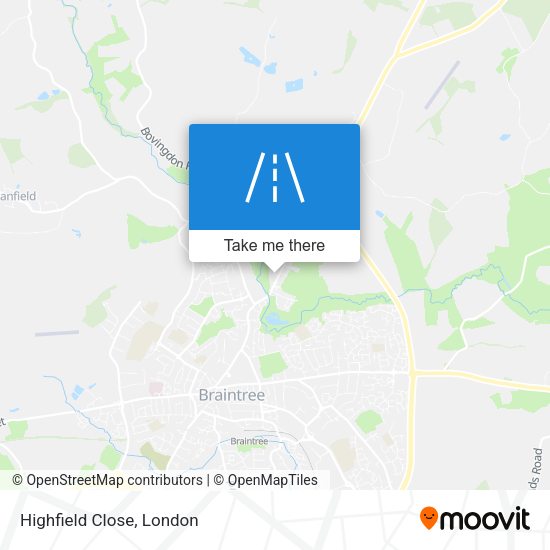 Highfield Close map