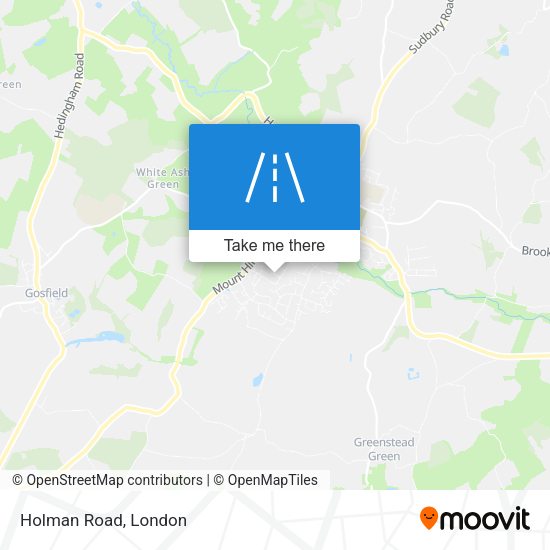 Holman Road map