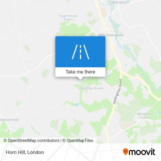 Horn Hill map