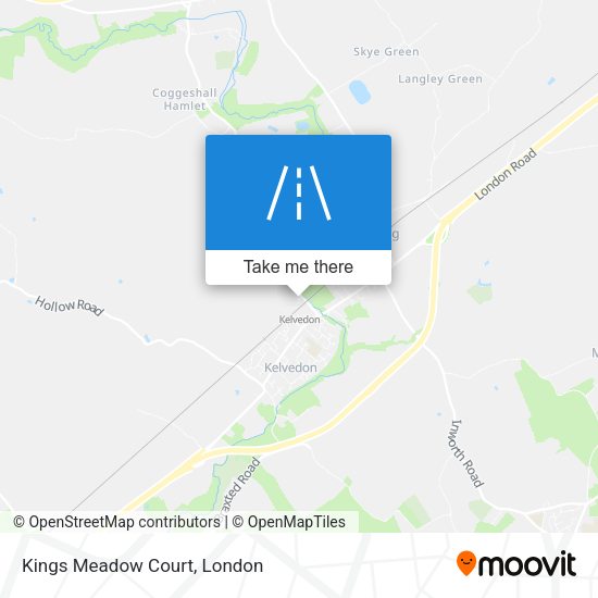 Kings Meadow Court map