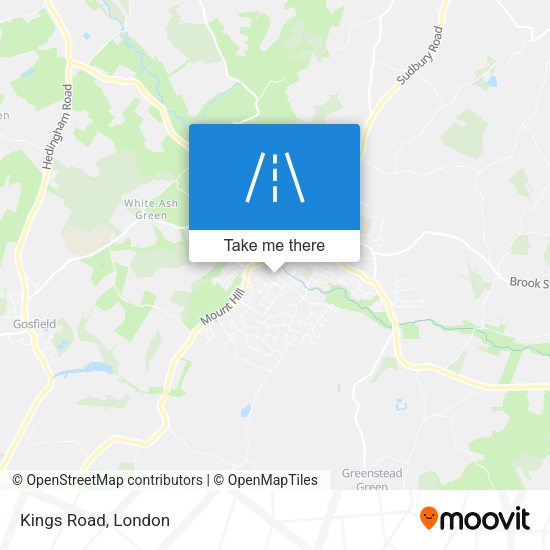 Kings Road map