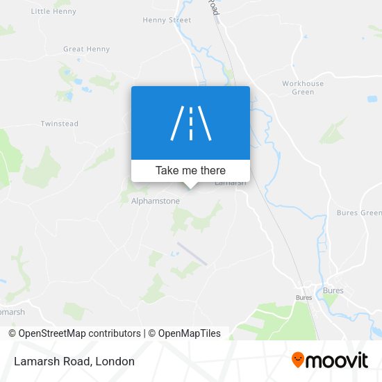Lamarsh Road map