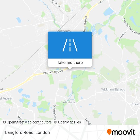 Langford Road map