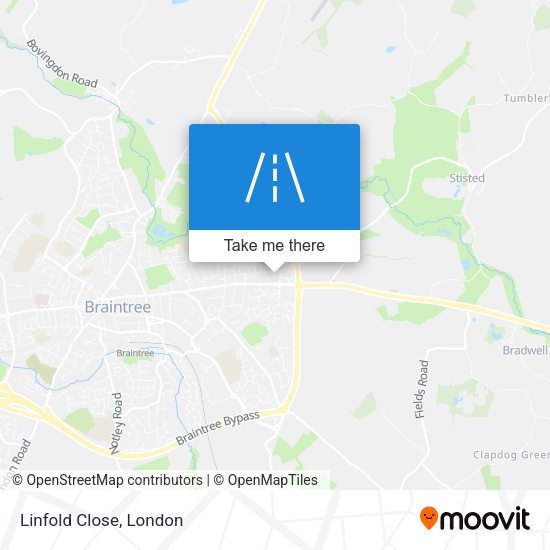 Linfold Close map