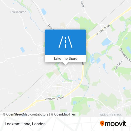 Lockram Lane map
