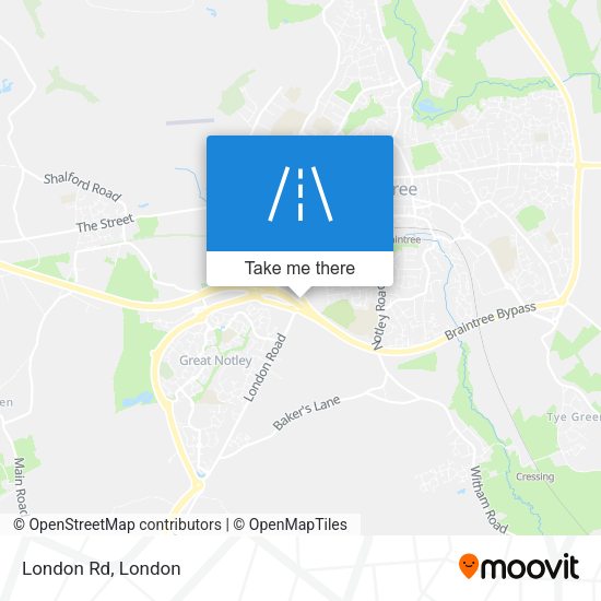 London Rd map