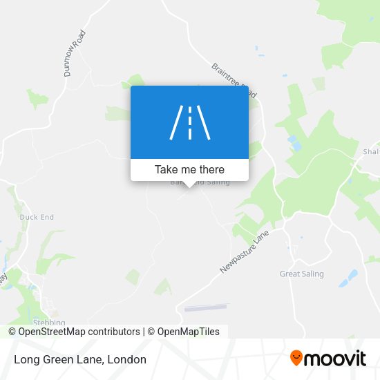Long Green Lane map