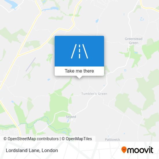 Lordsland Lane map