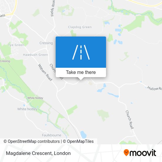 Magdalene Crescent map