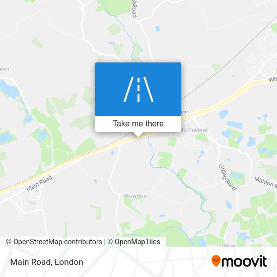 Main Road map