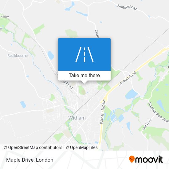 Maple Drive map