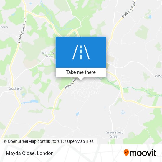 Mayda Close map
