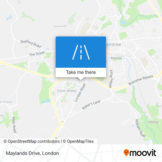 Maylands Drive map