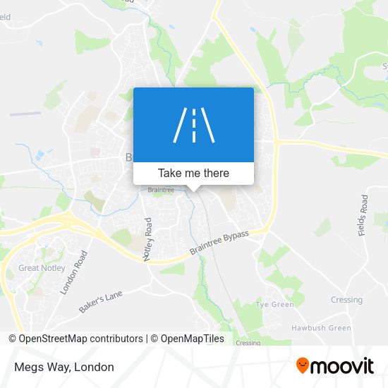 Megs Way map