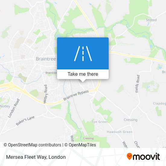 Mersea Fleet Way map