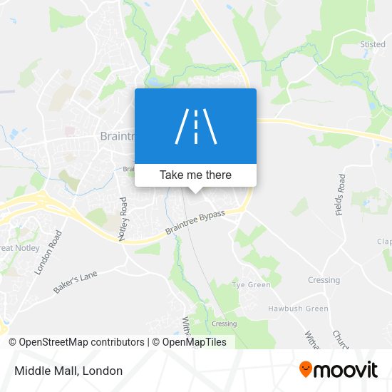 Middle Mall map