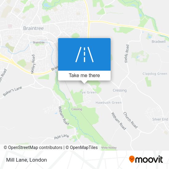 Mill Lane map