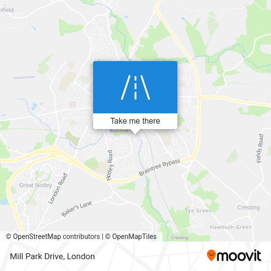 Mill Park Drive map
