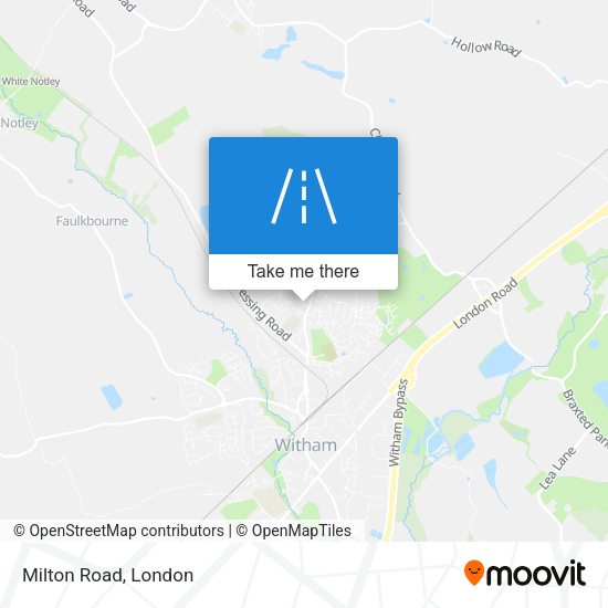 Milton Road map