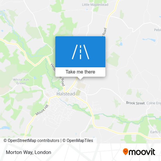 Morton Way map