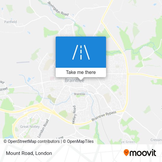 Mount Road map