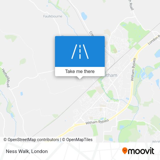Ness Walk map