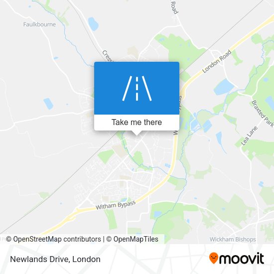 Newlands Drive map