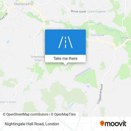 Nightingale Hall Road map