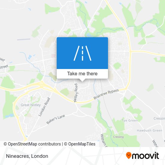Nineacres map