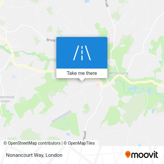Nonancourt Way map
