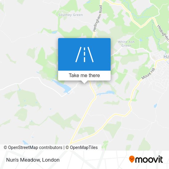 Nun's Meadow map