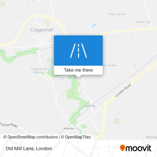 Old Mill Lane map