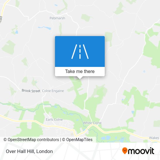 Over Hall Hill map