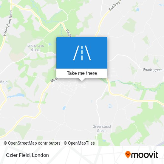Ozier Field map