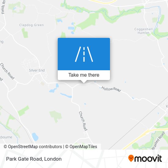 Park Gate Road map