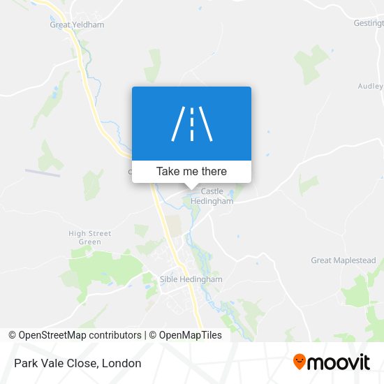Park Vale Close map