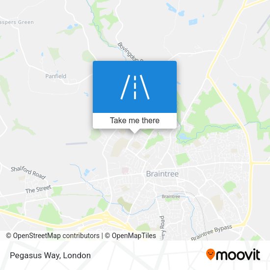 Pegasus Way map