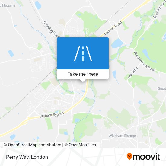 Perry Way map