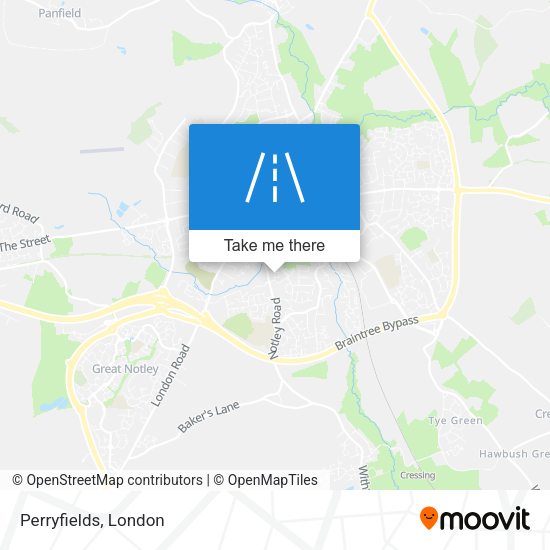 Perryfields map