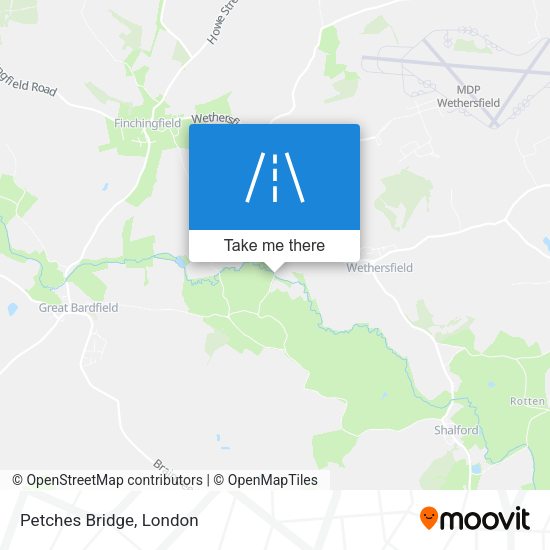 Petches Bridge map