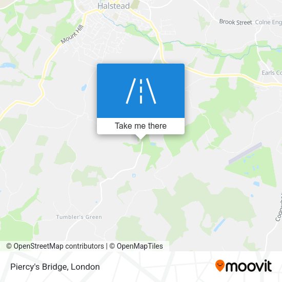 Piercy's Bridge map