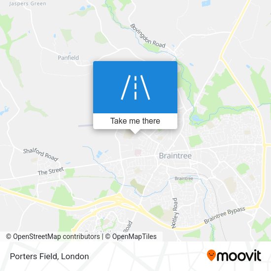 Porters Field map