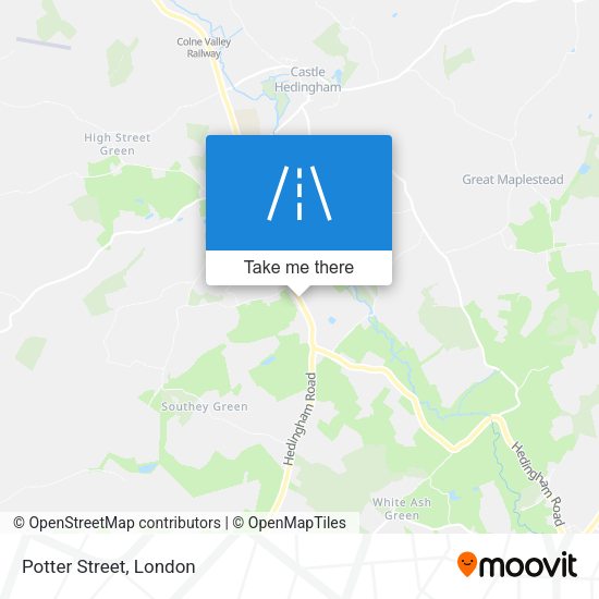 Potter Street map