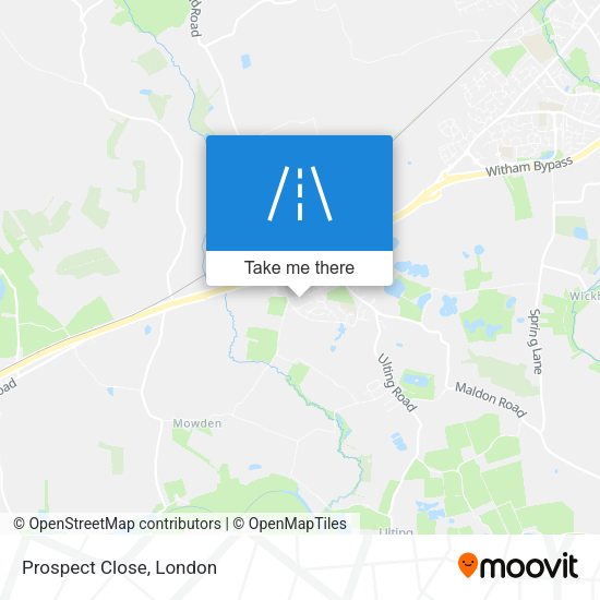 Prospect Close map