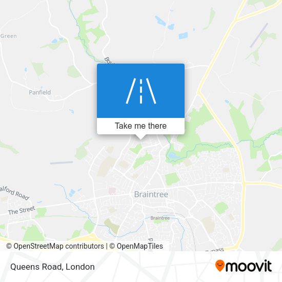 Queens Road map