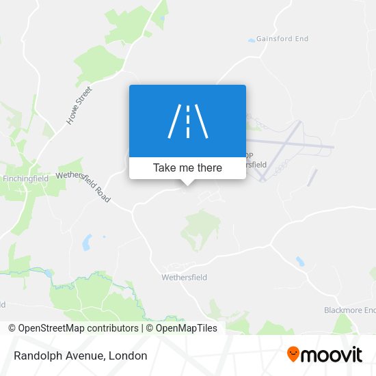 Randolph Avenue map