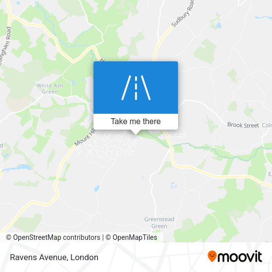 Ravens Avenue map