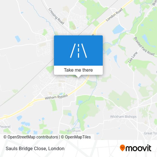 Sauls Bridge Close map