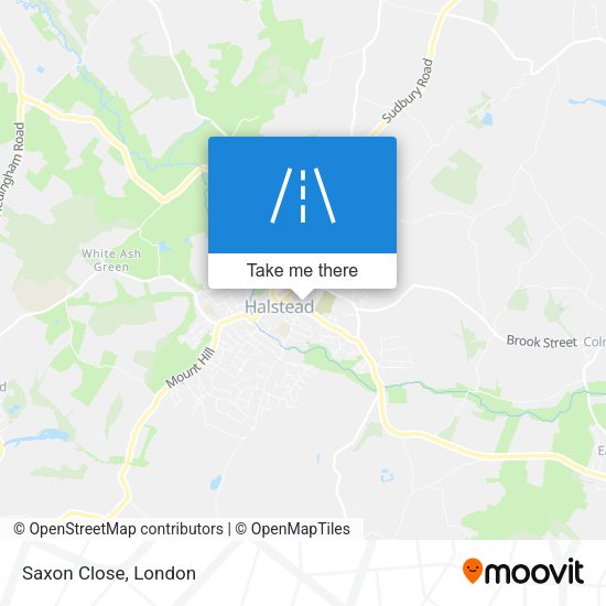 Saxon Close map