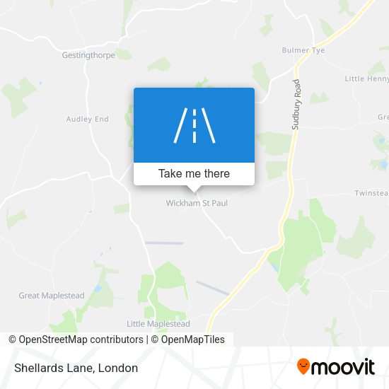 Shellards Lane map